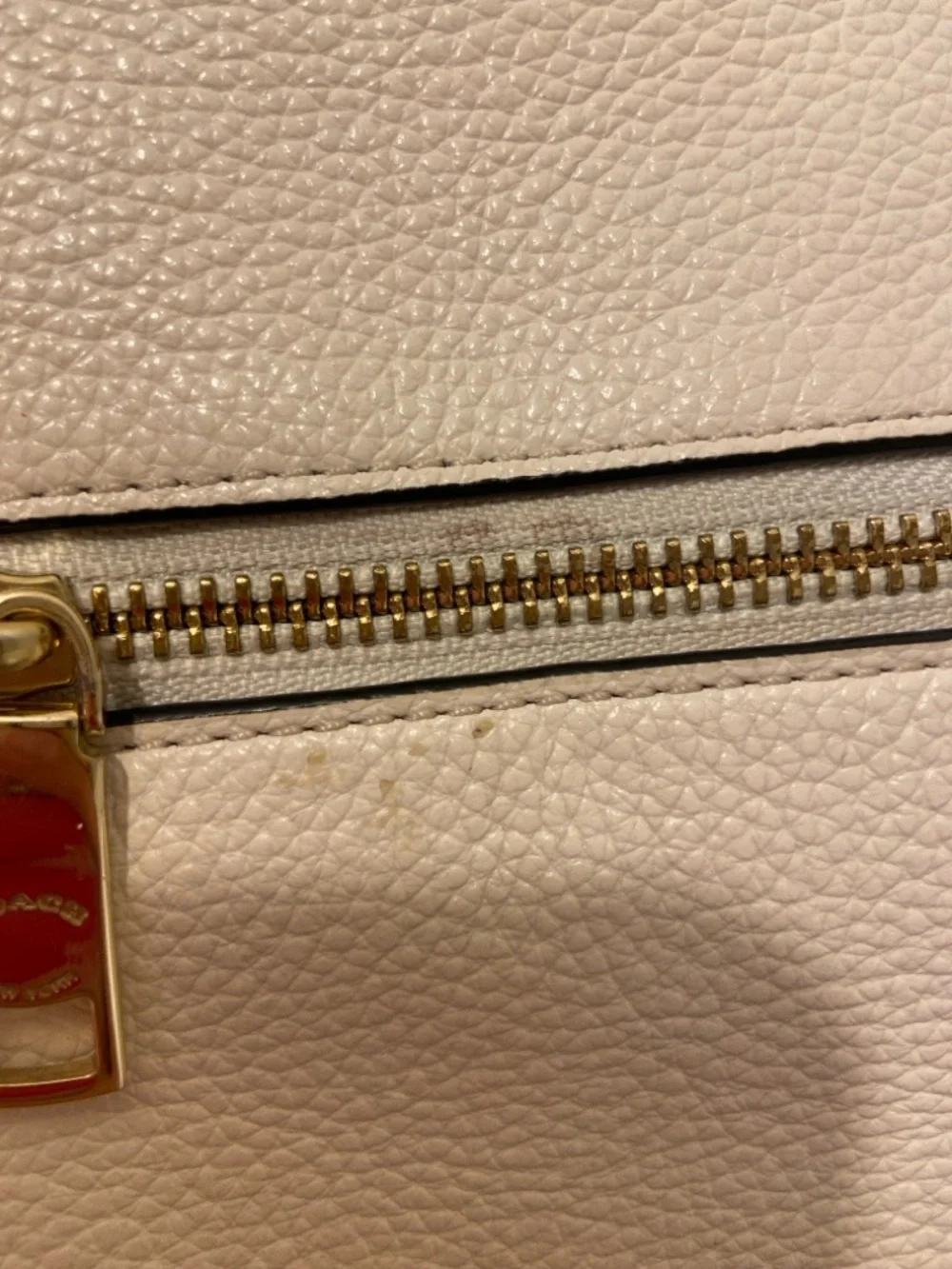 Coach Harley Hobo Geometric Ivory Tri-Color Pebbled Leather Shoulder Bag